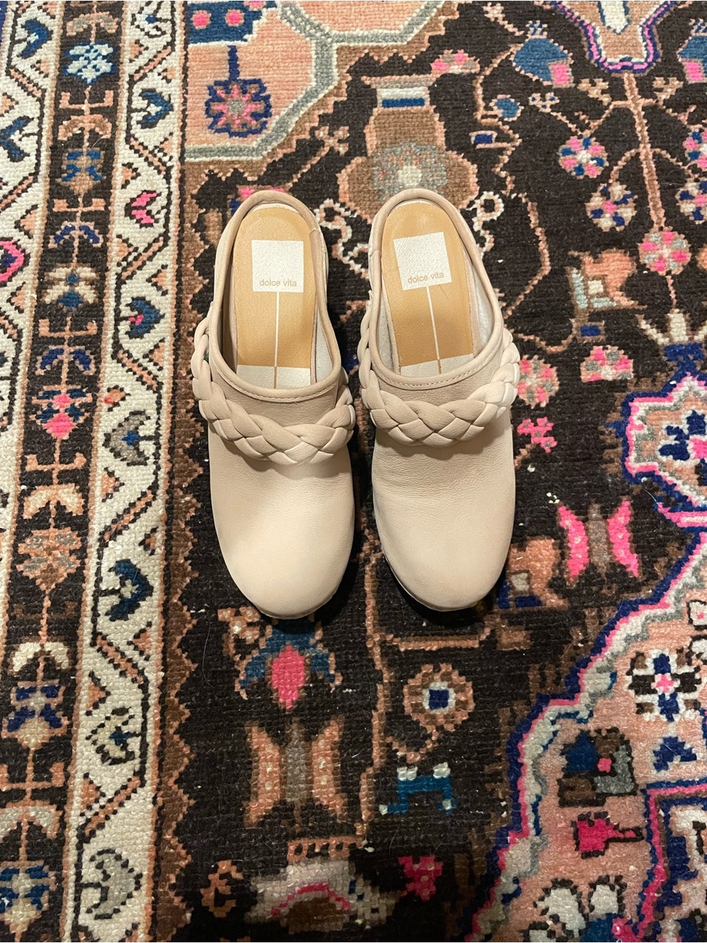 Dolce Vita Suede Braided Clog Mules Size 7.5 - Picture 8 of 8
